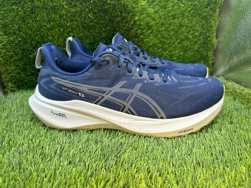 Asics GT-2000 13 1011B862 Athletic Sneaker Mens 9.5 Blue Jacquard Sports Running
